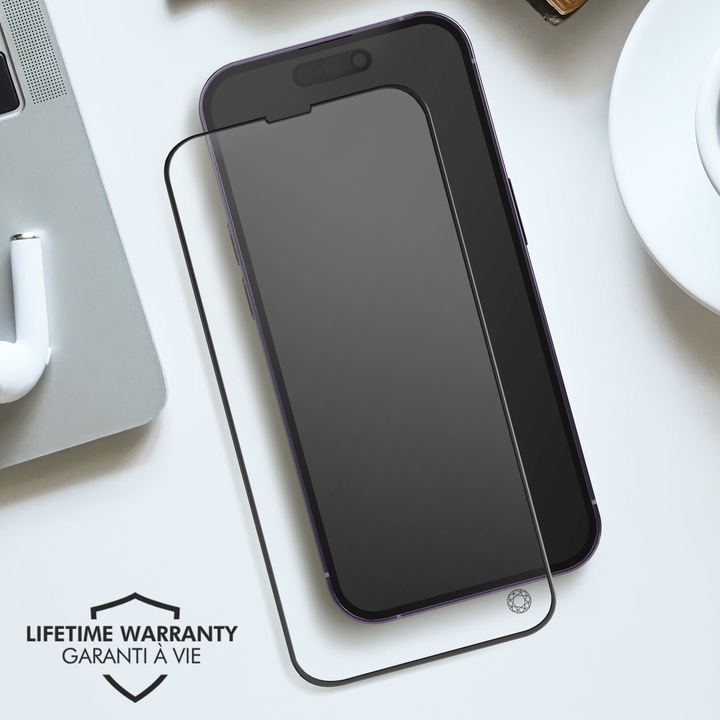 Actual product image Bigben Connected Glass screen protector (1 Piece, Apple iPhone 14 Pro)