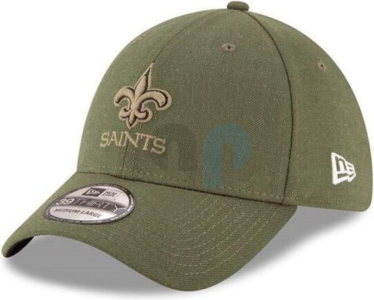 Image du produit New Era NFL - New Orleans Saints - On Field 2018 Salute To Service 39Thirty Cap Vert ML (59)
