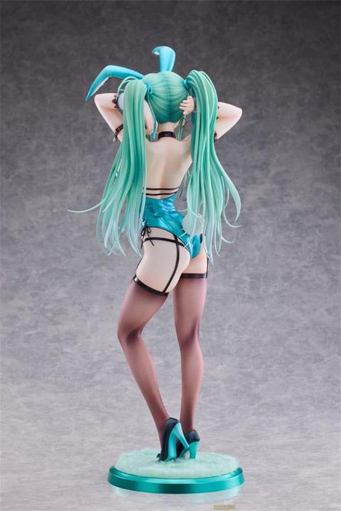 Actual product image PartyLook Original Character statuette PVC 1/4 Green Twin Tail Bunny-chan 43 cm