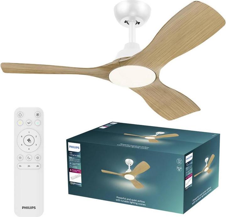 Produktbild Philips Olas Ventilator mit LED-Beleuchtung (50 dB)