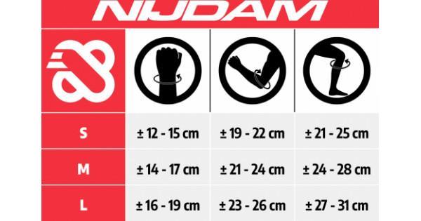 Produktbild Sko Protector set for kids NIJDAM Neo Nero N61EC01 M Black/Grey (M, Knieschoner, 6 Stück)