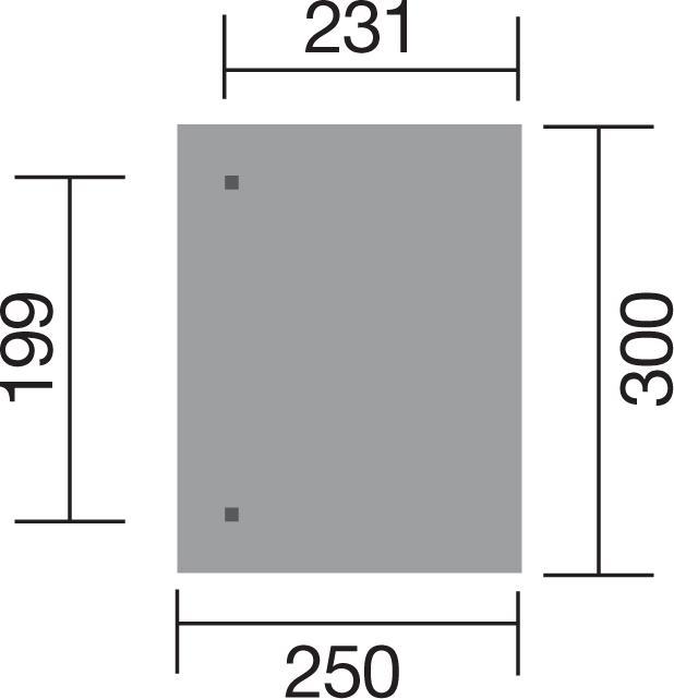 Actual product image Weka Holzbau Terrace roof 671 Gr.1