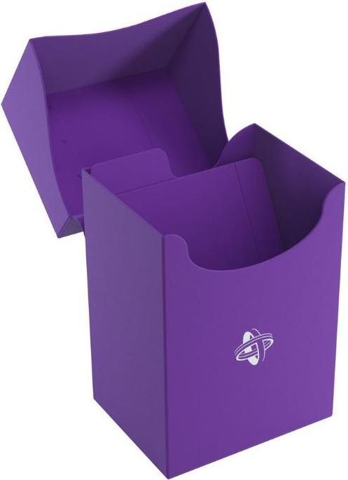 Actual product image Gamegenic GGS25026 - Deck Holder 80+ Purple Card Box