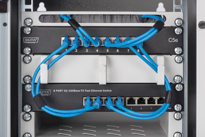 Actual product image Digitus RackRAL 7035 DN-10 05-U (6 RU, 10 inch rack)