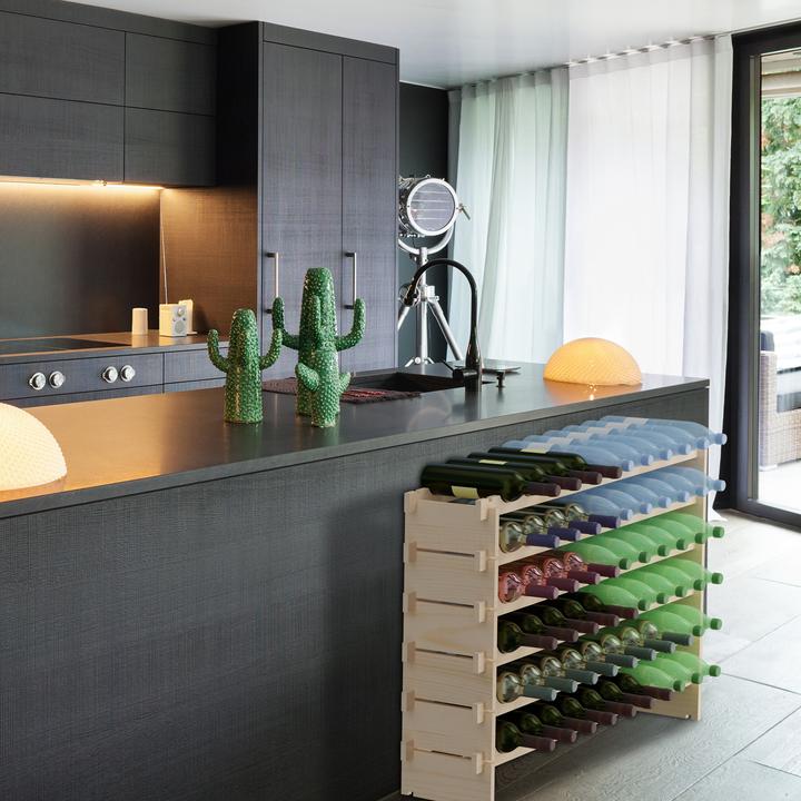 Actual product image Relaxdays Weinregal (103 x 25 x 73 cm, 60 Fl.)