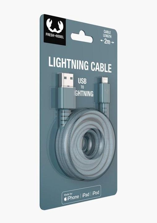 Actual product image Fresh'N Rebel USB A - Lightning (2 m, USB 3.2 Gen 1, 15 W)