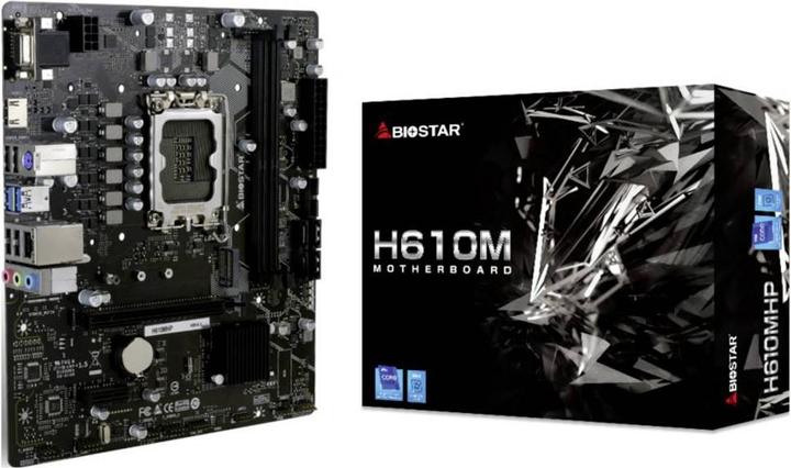 Actual product image Biostar Płyta główna H610MHP 2.0 (LGA 1700, Intel H610, mATX)