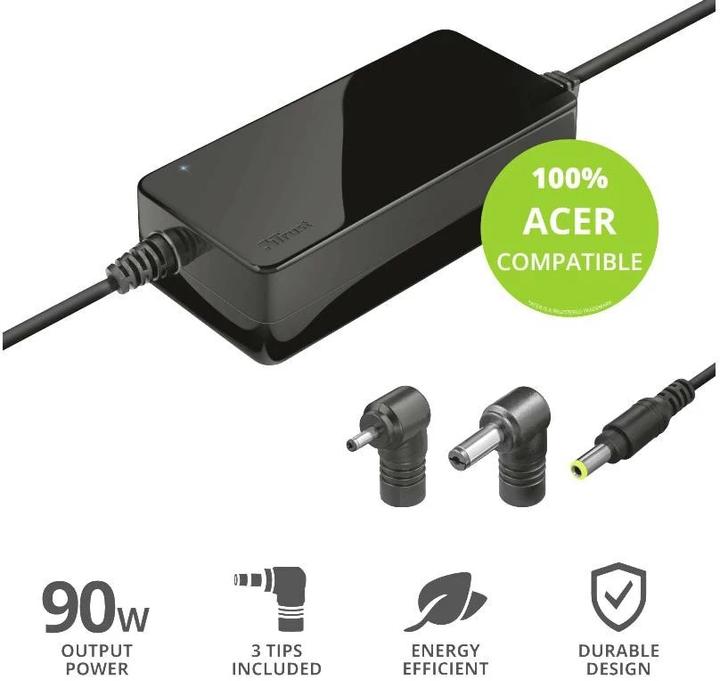 Produktbild Trust Netzteil 90 W Maxo für Acer Notebooks (90 W)