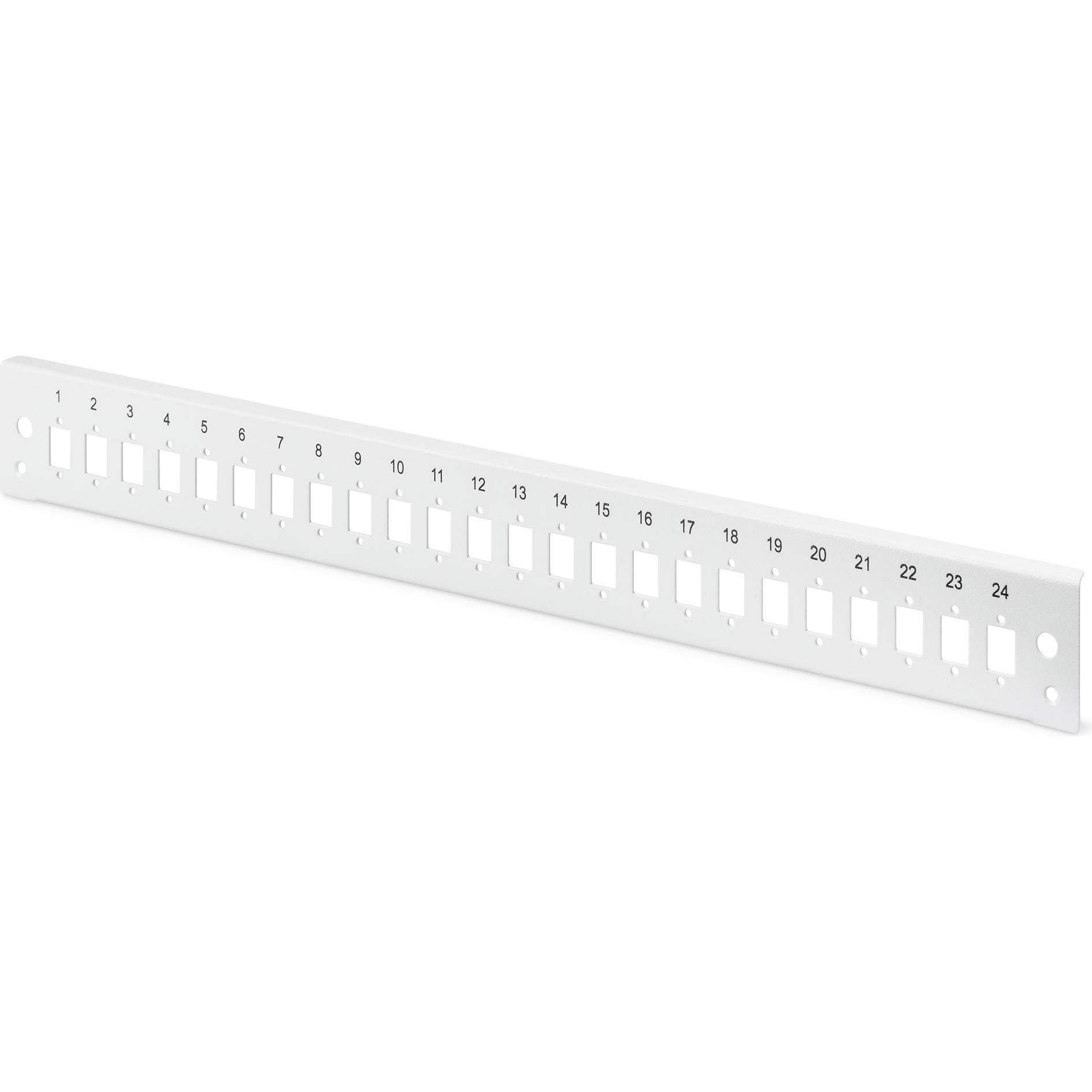 Digitus Fiber Optic Splice Box Front Panel, quick lock, 24x LC DX, SC SX, E2000 SX, Accessori per server, Grigio