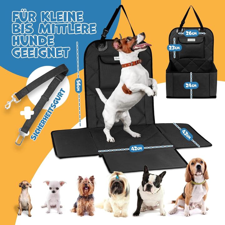 Image du produit Schubbi Siège auto pour chien (Chien, Respirant, Ouverture complète, Pliable)