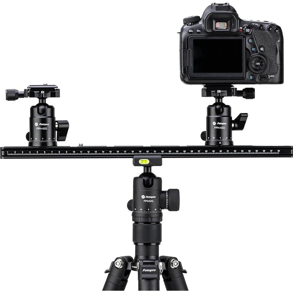 Fotopro Long Quick Release Plate QAL 300 (Stativadapter), Stativ Zubehör, Schwarz