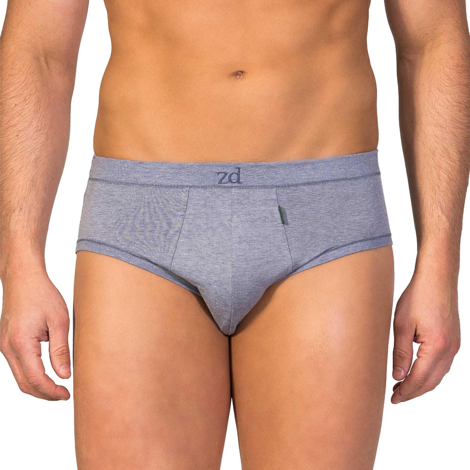 Thumbnail - Zd Zero Defects, Herren, Unterhosen, Slip Casual Bequem sitzend, Blau, (XL, Einzelpack)