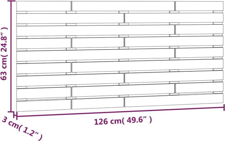 Actual product image VidaXL Oksiutka (126 x 3 x 91.5 cm)