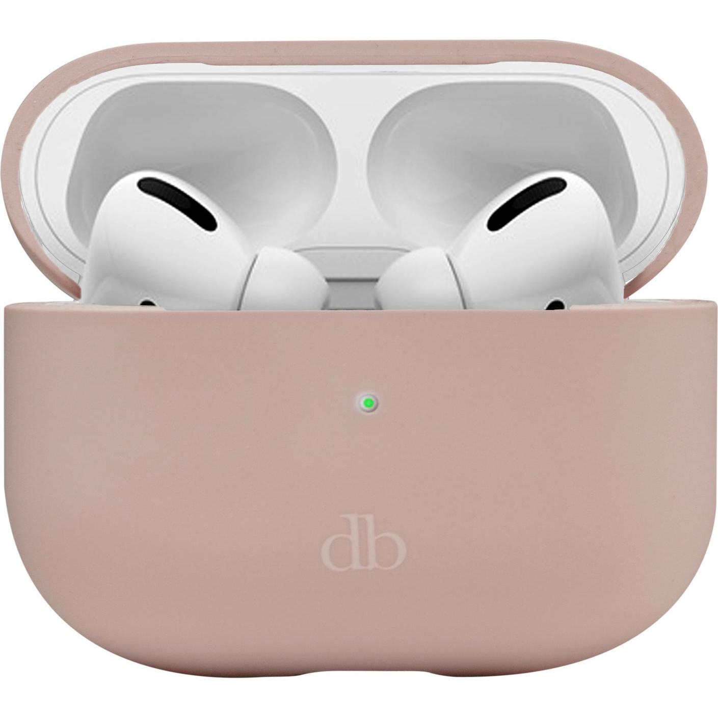 dbramante1928 Costa Rica - Custodia in silicone per AirPods Pro in plastica riciclata - Rosa Sabbia (Coperchio della custodia di ricarica), Borsa per 