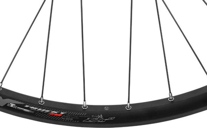 Actual product image Velox disc bike wheel rear hub (tubeless and tubetype) for through axle 12-142 trucky 35 centerlock mt510 (Rear wheel, 27.5")