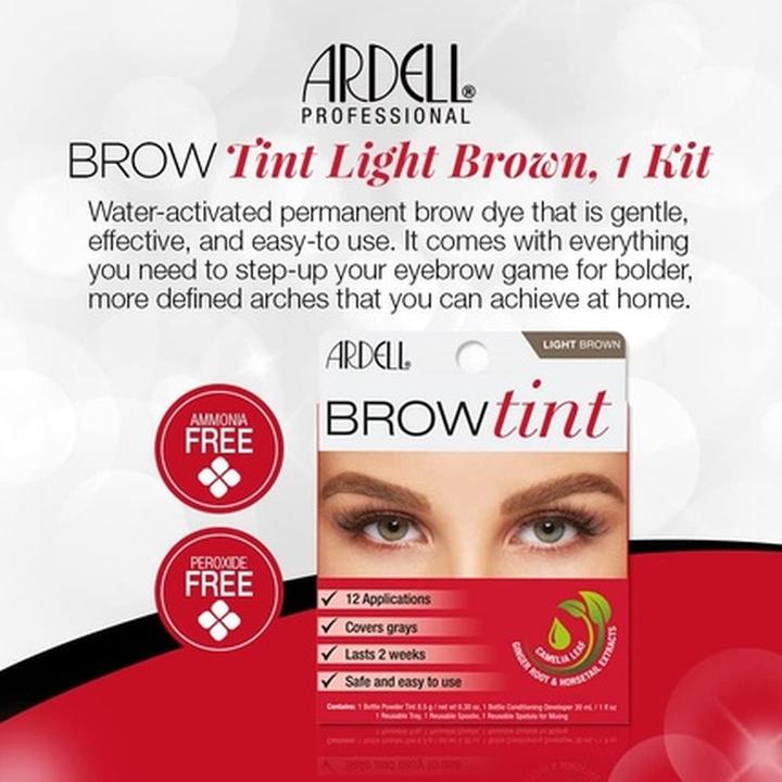 Immagine prodotto Ardell Brow Tint Kit di tintura semipermanente in marrone chiaro