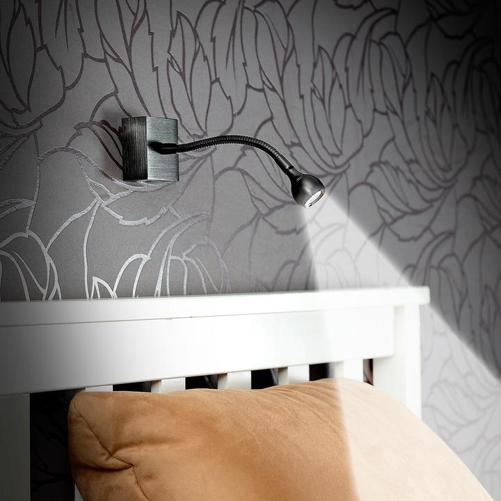 Produktbild Lunartec LED-Bett- & Lese-Leuchte mit Schwanenhals