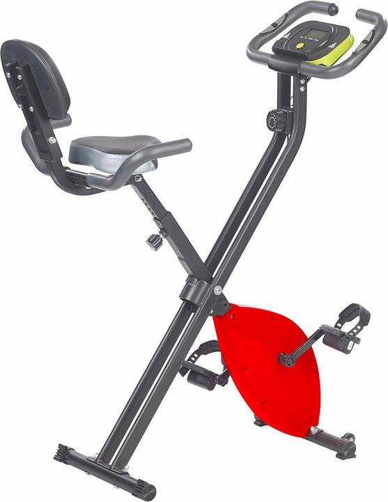 Pearl Klapp-Heimtrainer mit Rückenlehne, Tablet-Halter, 2,5 kg Schwungmasse