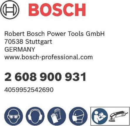 Immagine prodotto Bosch Professional Zubehör EXPERT C470 Carta abrasiva per levigatrice a delta, 93 mm, G 180, 50 pezzi. (180)