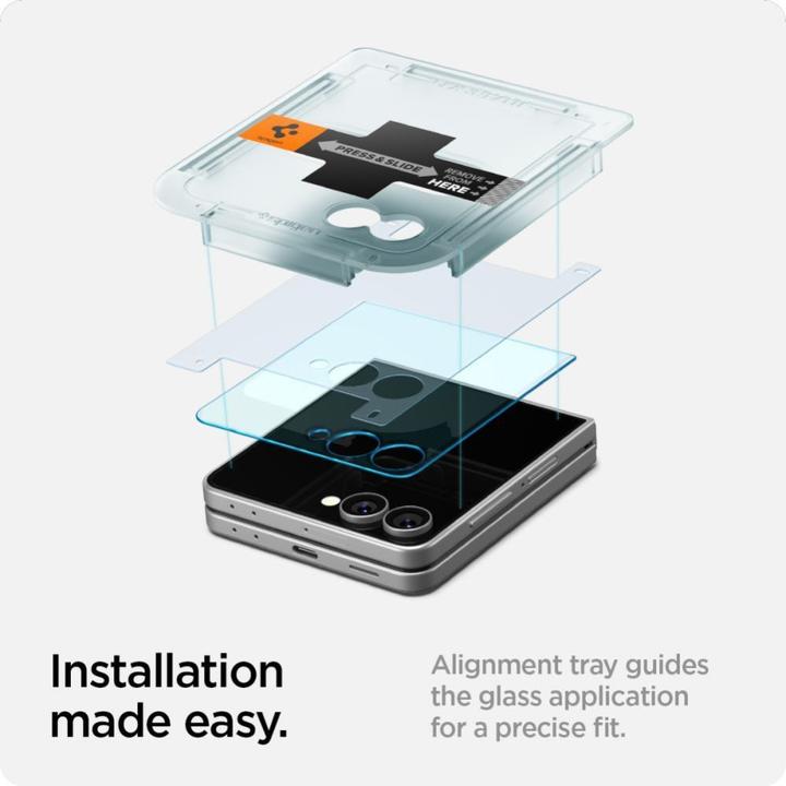 Image du produit Spigen Glas.tR Ez Fit HD (1 pcs, Samsung Galaxy Z Flip7)