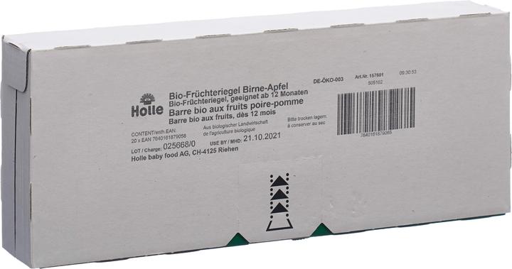 Image du produit Holle Früchte Riegel Apfel Birne Bio (598 g)