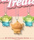 Actual product image Beast Kingdom Pixar Sweet Treats Series key ring 3-pack 4 cm