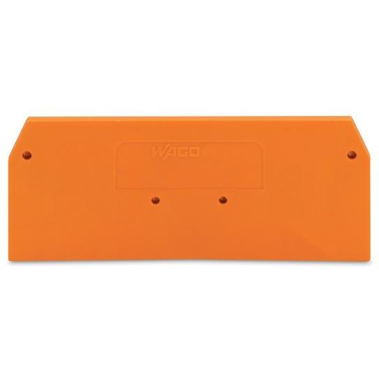 25x Wago Abschluss- und Zwischenplatte 281-326 Inhalt: 100 St., Elektronikkabel + Stecker, Orange