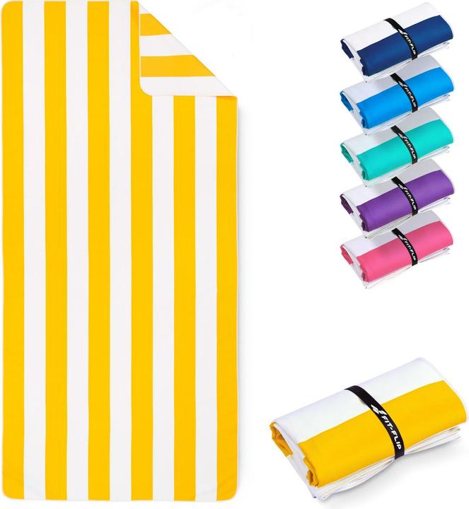 Image du produit Fit-Flip Strandtuch XXL Mikrofaser schnelltrocknendes Badetuch 200x90cm (200 x 90 cm)