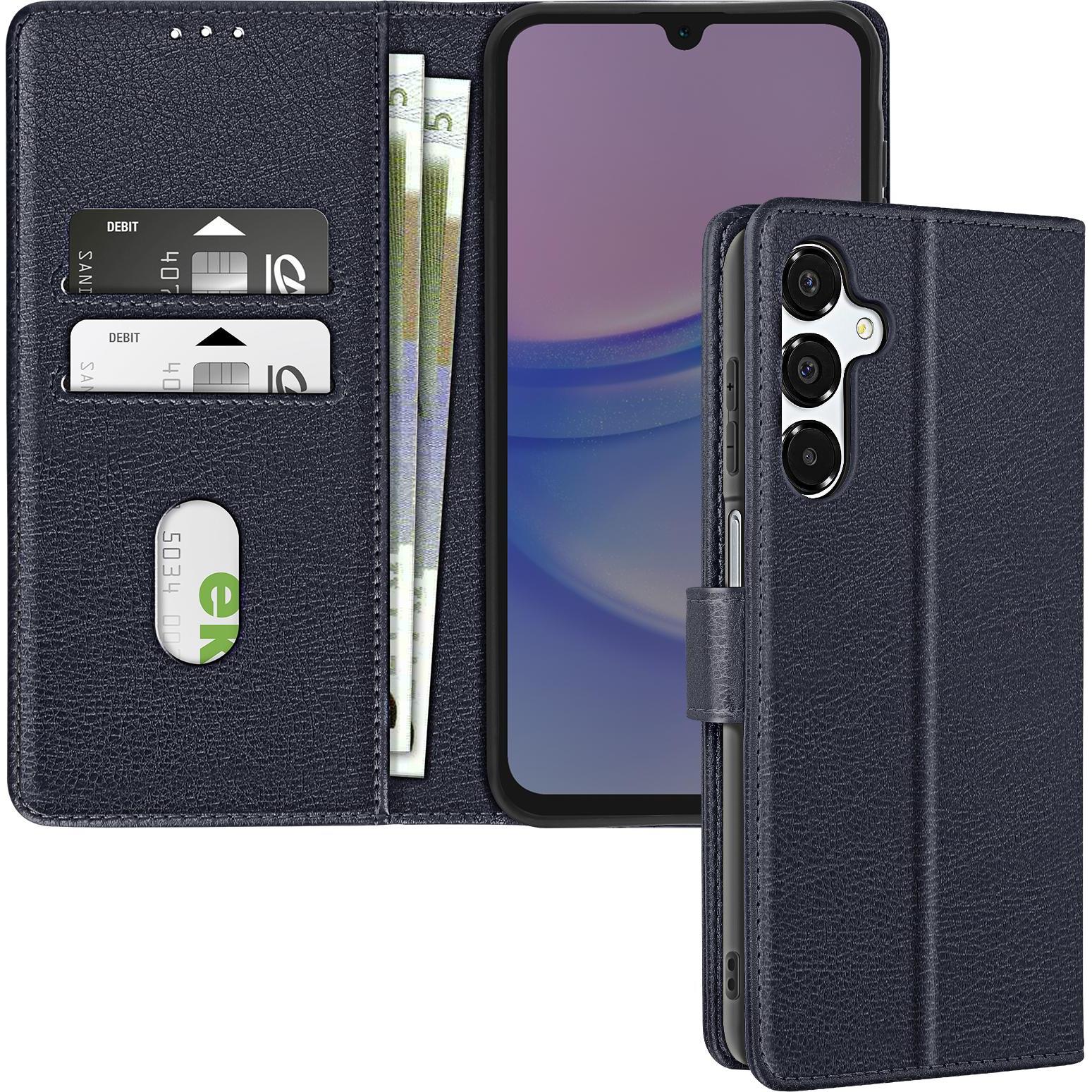 Avizar Chesterfield Cover (Samsung Galaxy A16), Smartphone Hülle, Blau