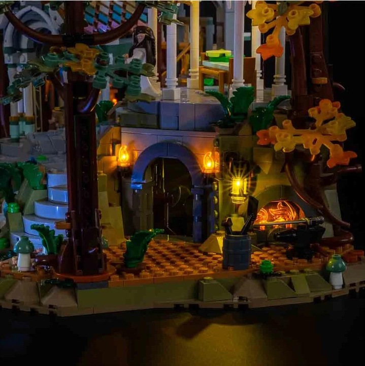 Immagine prodotto Light my bricks Kit di illuminazione a LED per LEGO 10316 Il Signore degli anelli - Gran Burrone