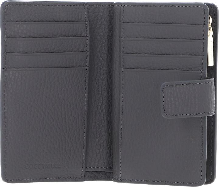 Actual product image Coccinelle Metallic Soft Mini Wallet Grained Leather
