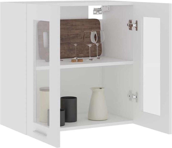 Image du produit vidaXL Allie 1x hanging glass cabinet (2 doors) 60 cm wide 60 cm high (60 x 31 x 60 cm)