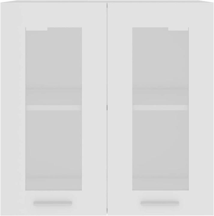 Image du produit vidaXL Allie 1x hanging glass cabinet (2 doors) 60 cm wide 60 cm high (60 x 31 x 60 cm)