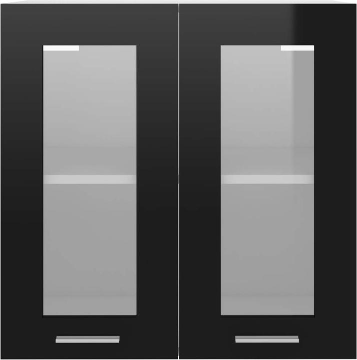 Image du produit vidaXL Allie 1x hanging glass cabinet (2 doors) 60 cm wide 60 cm high (60 x 31 x 60 cm)