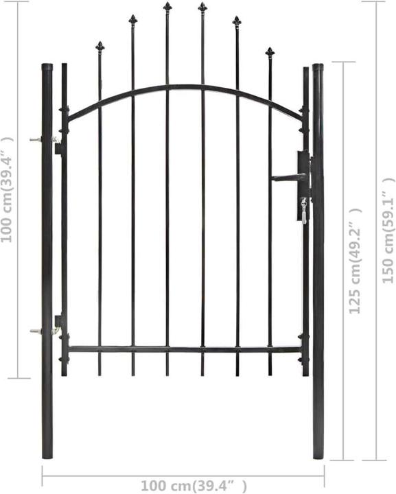 Produktbild vidaXL Zauntor
