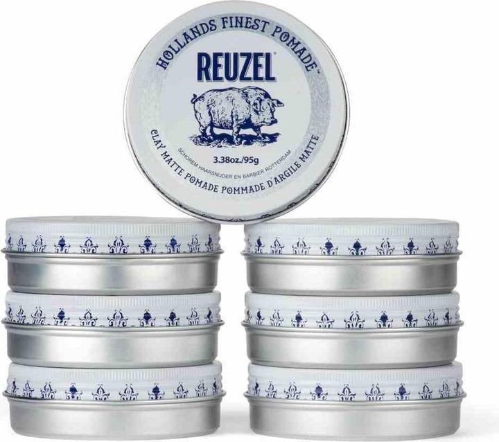 Immagine prodotto Reuzel Matte Clay Pomade No Shine with Medium Hold for Natural Style (Pomata)