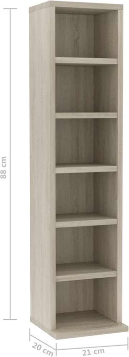 Actual product image VidaXL CD-Schrank