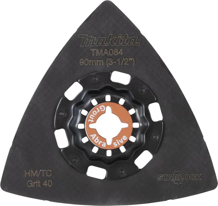 Produktbild Makita B-69808 RIFF sanding plate 90 TMA084, TC / HM GRIT # 40, STARLOCK, for wood paint, fiberglass (40)