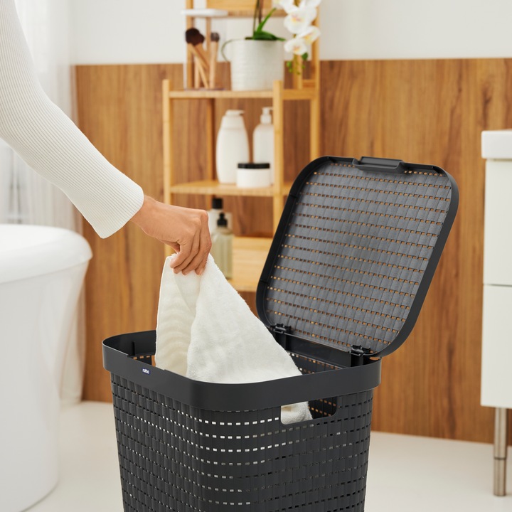 Actual product image Rotho Set of 2 laundry bins 55 l COUNTRY (55 l)