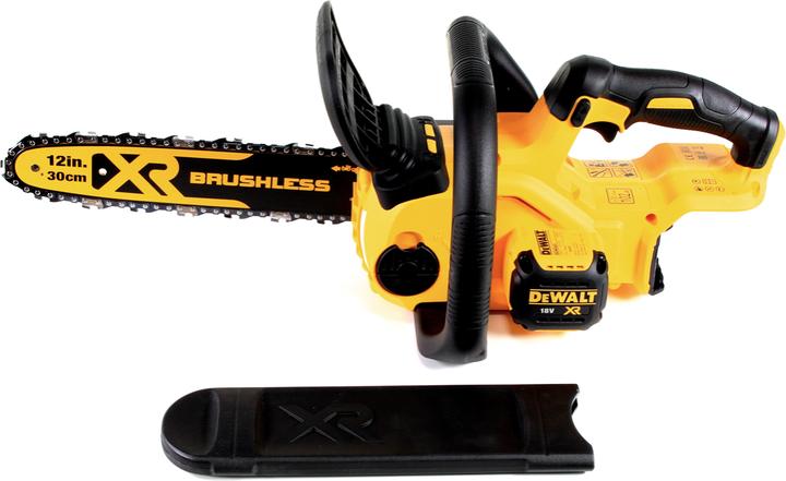 Produktbild DeWalt DCM 565 N Akku Kettensäge 18V + 1x Akku 2,0 Ah (Akku Kettensäge)