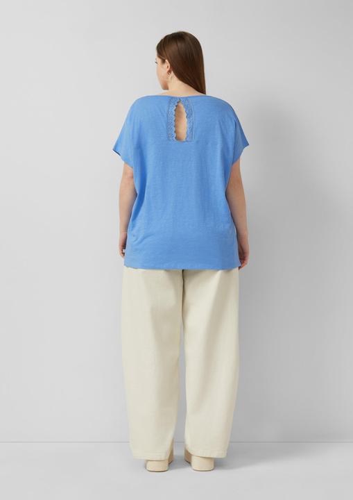 Produktbild s.Oliver Baumwollshirt mit Spitzeneinsatz (52)