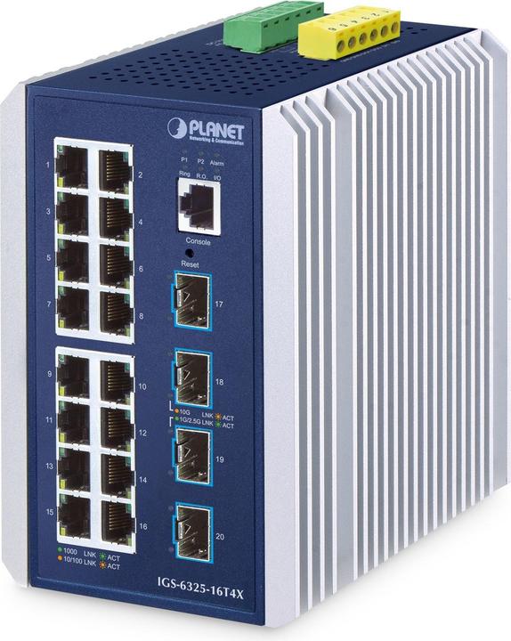 Planet Industrial 16-Port Managed Switch IGS-6325-16T4X (16 Ports)