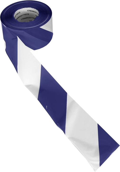 Image du produit Rs Pro Ruban de traçage en polypropylène bleu, blanc Type, 80mm x 500m (75 mm)