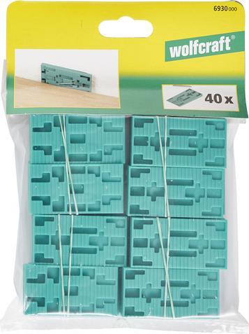 Actual product image wolfcraft 40 spacer wedges 58x30mm (Gore)