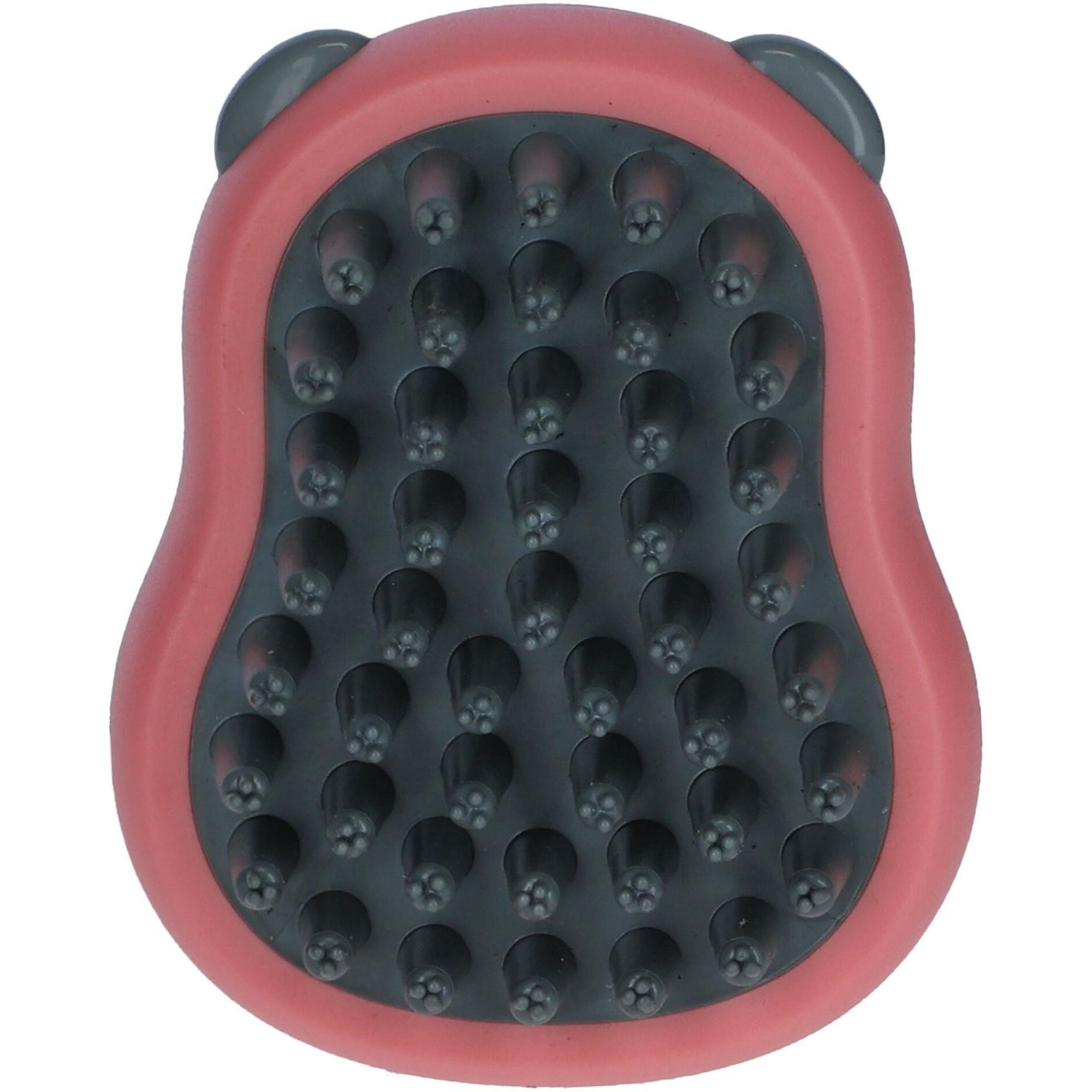 Kit de toilettage 7 pièces - Rouge et noir - Pour chat