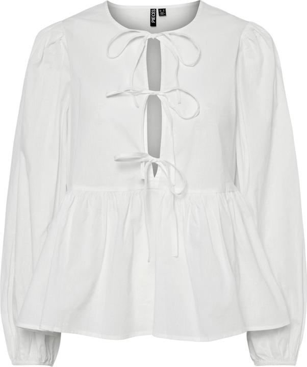 Immagine prodotto Pieces Pcjolly Ls O-Neck Tie Top Wvn Noos Bc (L)
