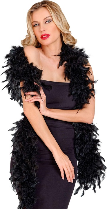 Immagine prodotto Widmann Boa di piume nero 180cm / 80g