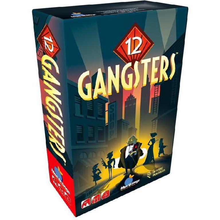 Blue Orange BLOD0094 - 12 Gangsters - Kartenspiel, für 3-6 Spieler, ab 8 Jahren (Deutsch)