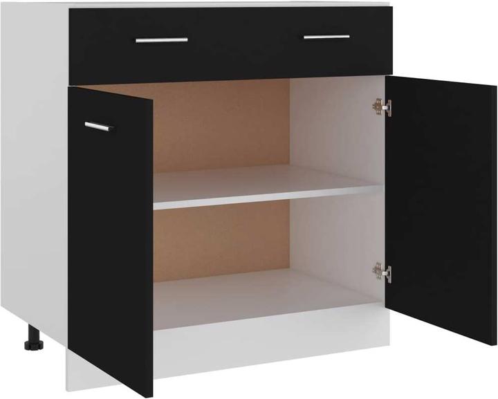 Actual product image vidaXL Nazonor (1x Unterschrank (2 Türen, 2 Schubladen) 80 cm) (80 x 46 x 81.50 cm)