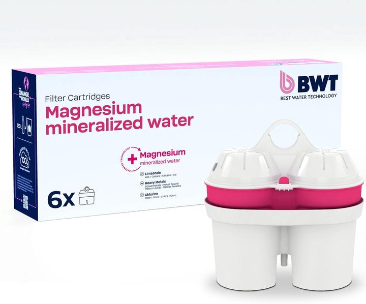 Image du produit BWT Cartouches filtrantes Eau minéralisée au magnésium (6 x)